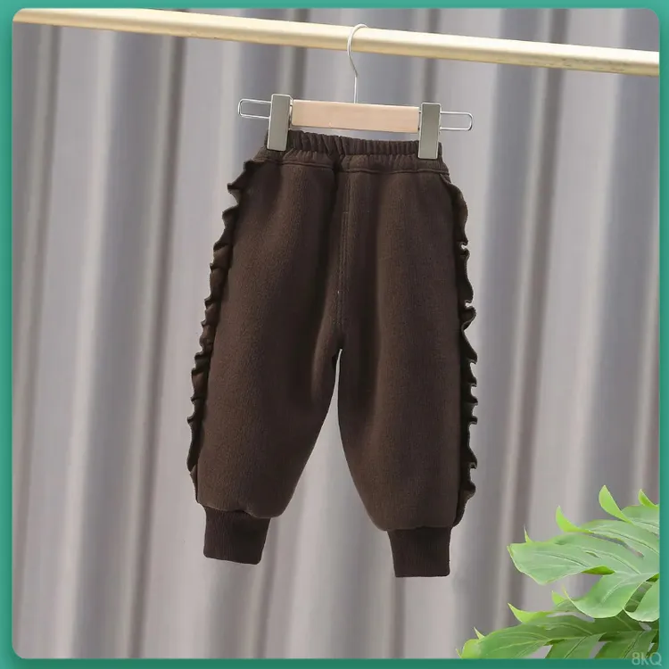 新款女童冬天加厚裤子女童加绒棉裤加厚冬款儿童棉裤2025冬季新款