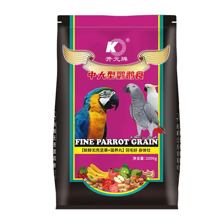 开元1000克中大型鹦鹉粮食适合金刚和尚亚历山大等鹦鹉滋养鸟粮