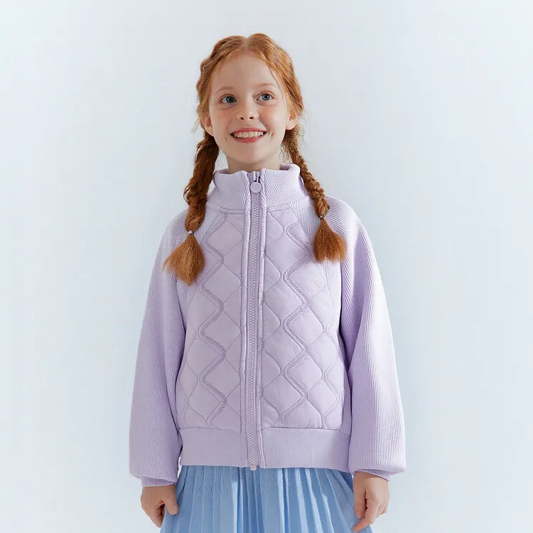 笛莎童装女童外套冬季新款中大童女孩棉服宝宝儿童外套-832447202