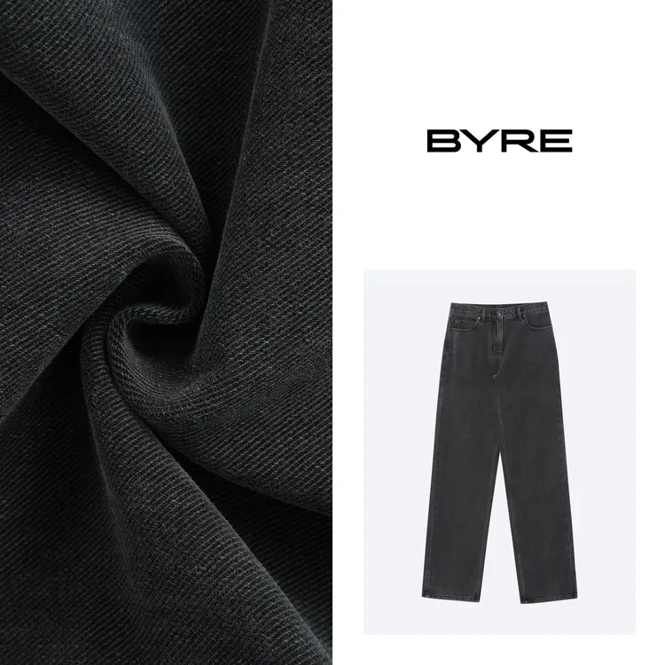 LM190 加绒直筒牛仔裤【机洗】