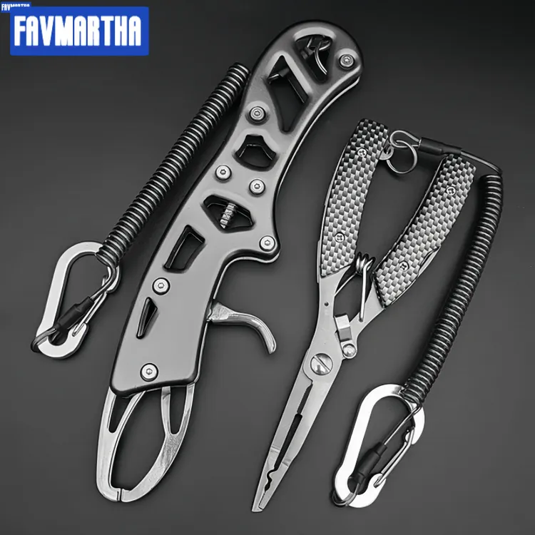 多功能不绣钢路亚钳套装控鱼钳控鱼器大物夹鱼剪线垂钓钓鱼渔具