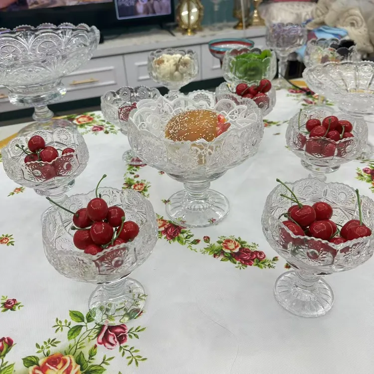 【简爱好物】网红透明家用沙拉碗无铅七件套