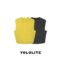 YOLOLITE【天青谷雨】3175新款100%绵羊毛无袖纯色百搭针织背心