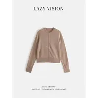 LAZYVISION/羊绒开衫百搭女士针织衫毛衣ZMD-33166