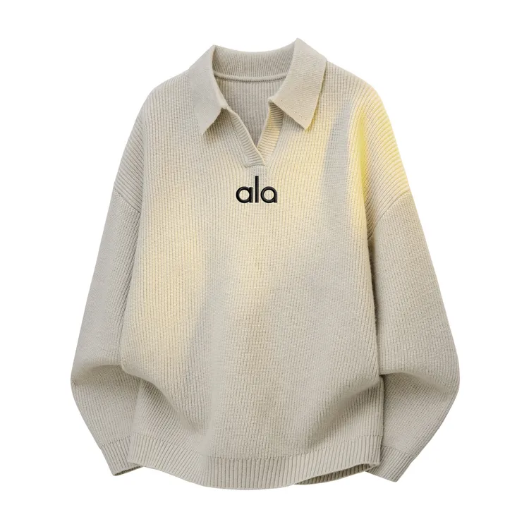 RSRDDY官方品质冬季加厚时尚潮流百搭宽松翻领针织毛线衣打底衫