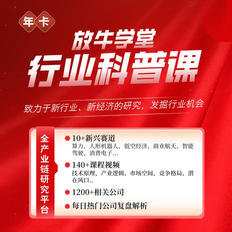 行业科普课（年卡）