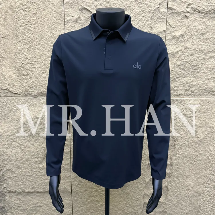 8809秋冬季加绒纯色韩版男士Polo翻领衫长袖男装潮流打底修身时尚