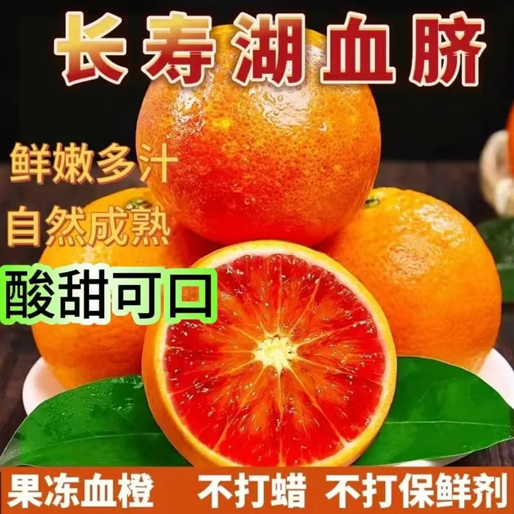 长寿湖塔罗科血橙新鲜现摘红肉橙子香甜多汁当季水果现摘包邮