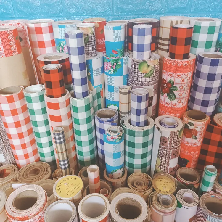 小布格印花桌布正方形防水防油橱柜茶几餐桌塑料家用免洗布革台布