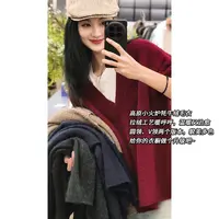 T美洋MEIYANG 子夜毛衣 牦牛绒*重工拉绒|宽松随性圆/V领针织衫