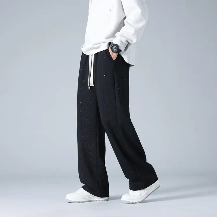 满天星长裤商务休闲潮休闲裤裤子牛仔裤百搭潮流直筒裤大码高街男