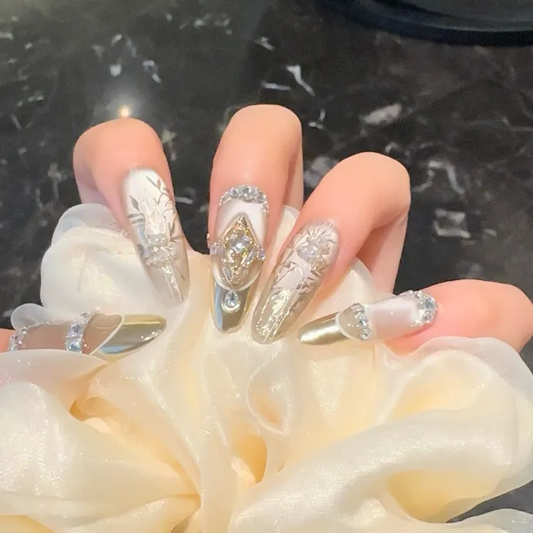 设计师款@【风雅】寇丝妮 纯手工穿戴式美甲