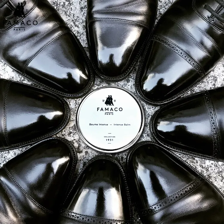 法国进口正装皮鞋上光蜡抛光镜面鞋腊黑色无色保养固体鞋蜡高光蜡