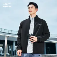 能量满格 |鸿星尔克25秋男款开衫加厚卫衣休闲运动长袖外套流光风