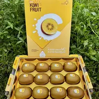 新鲜当季水果G3黄心金果奇异果（带礼袋）净4.5斤/超大果12枚 顺/京