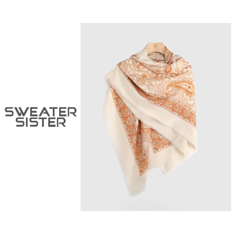 钻石纹丝毛大方巾空调房保暖外搭披肩女916-006