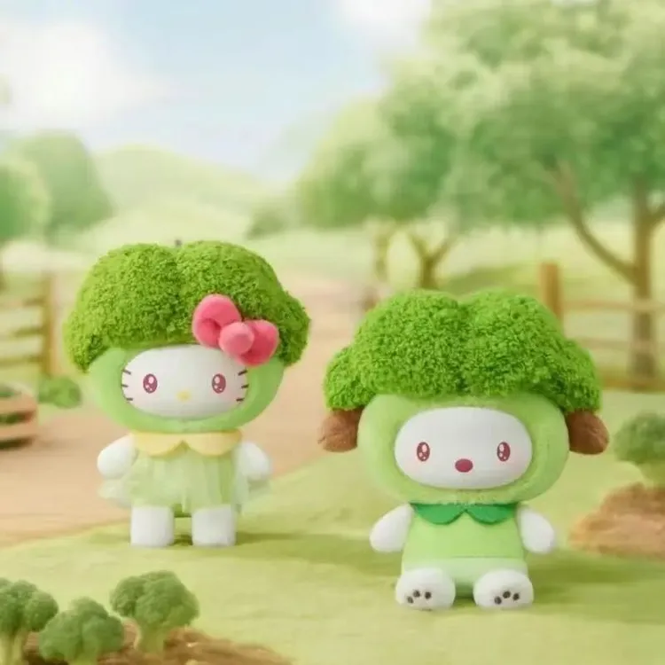 正版 TOPTOY 三丽鸥水果蔬菜MINI盲盒毛绒公仔挂件手办女生日礼物