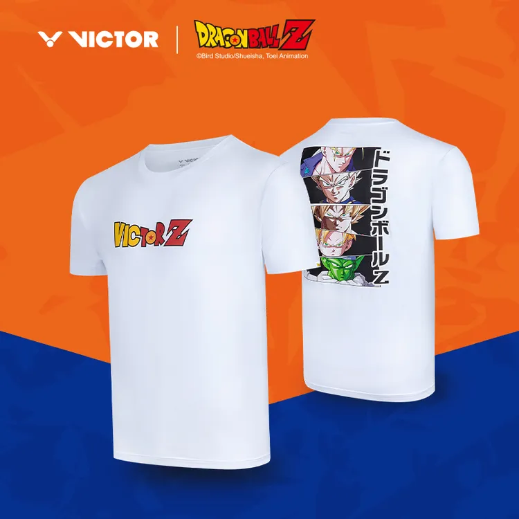 正品VICTOR七龙珠联名胜利羽毛球服男女威克多训练T恤T-503DBZ