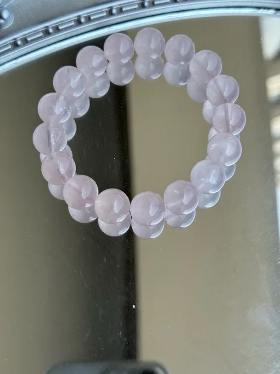 温柔西柚粉素串单圈手串甜美百搭天然粉可爱少女《24小时鉴赏期》