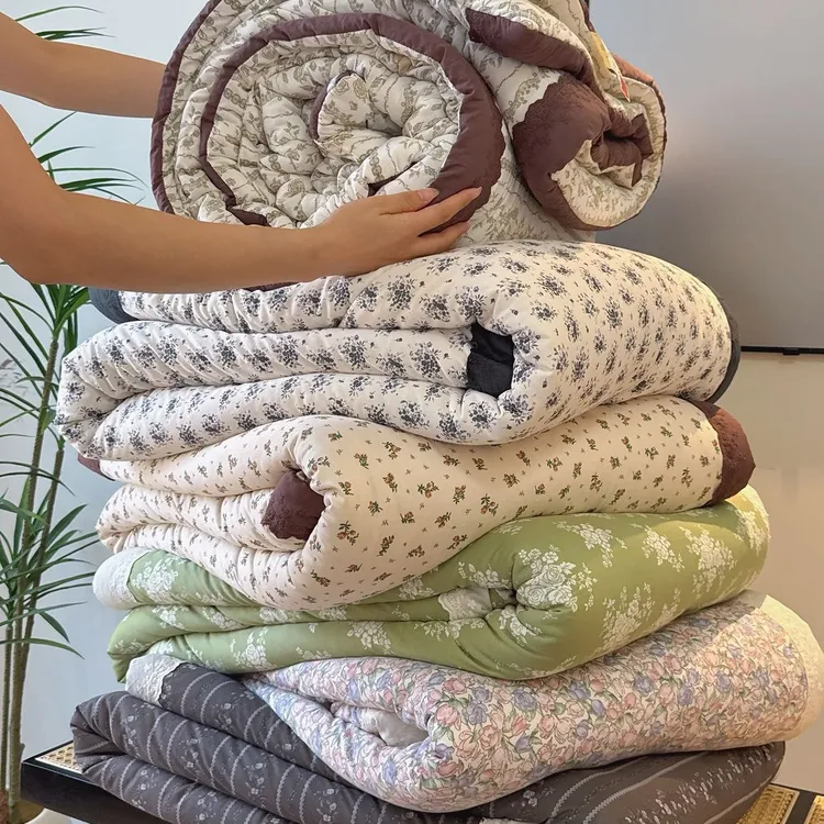 【美人季家纺】糯糯被母婴级针织棉花边针织春秋一体被可机洗春秋被