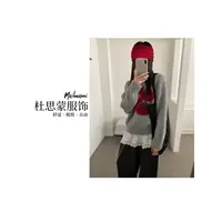 （杜思蒙服饰）J224-【橘柿轻绒】25款秋冬韩系时尚慵懒百搭毛衣