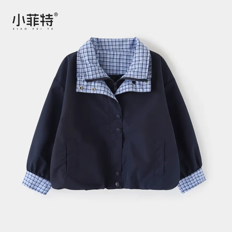 小菲特女童秋装新款长袖外套中大童休闲上衣儿童衣服BGYQ52943