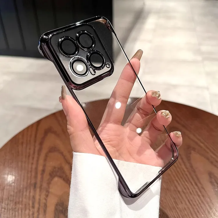 适用小米14Ultra手机壳13Pro无边框防摔12pro超薄简约自带镜头膜U