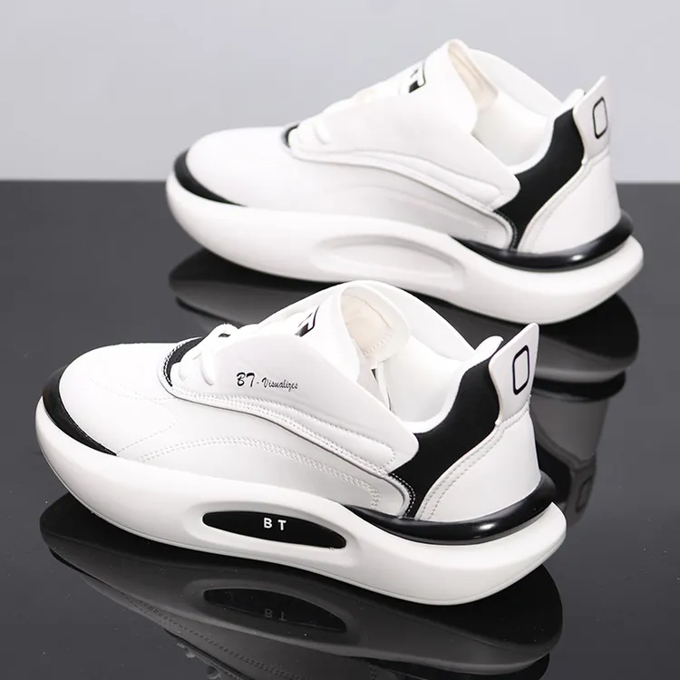 2025年新款运动小白鞋男鞋新款春季厚底情侣内增高ins男女老爹鞋