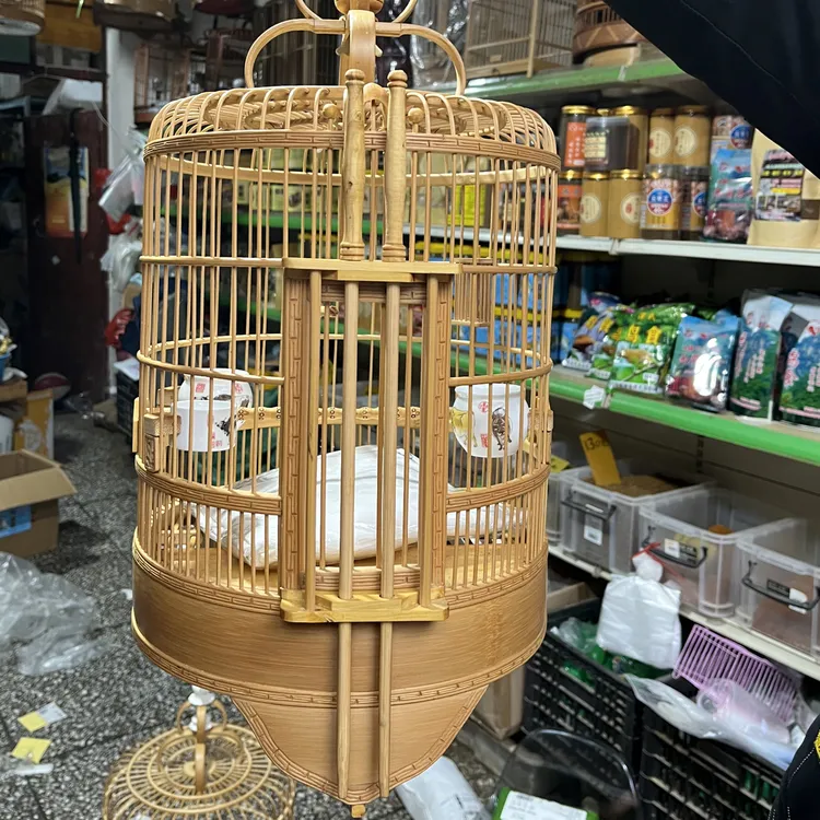 本地手工金竹手工广茏 直径28黄豆鸟茏 黄豆手工广茏 广西底广茏