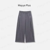 【视觉赢家】Mayya Plus麦芽定制气质显瘦流光风针织裤32537323B