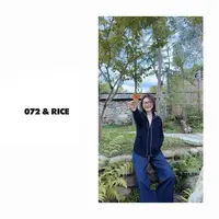 072 & RICE【乐迪】秋季翻领拉链长袖针织开衫 ALE238