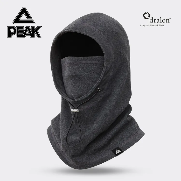 匹克冬季套头帽男保暖户外骑车防风面罩围脖头套加厚防寒连体帽子
