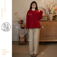 6148斜襟新中式棉服小外套