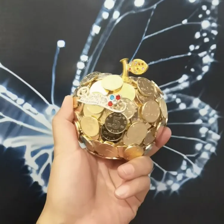 【金币苹果】成品适用于平安夜圣诞节情人节礼物送女朋友金苹果爱心