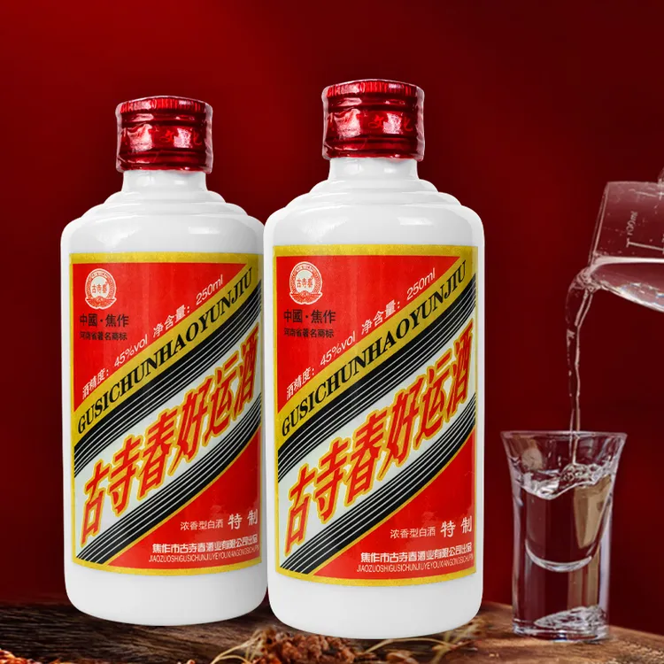 古寺春古寺春好运酒45度250毫升浓香纯粮45度250ml