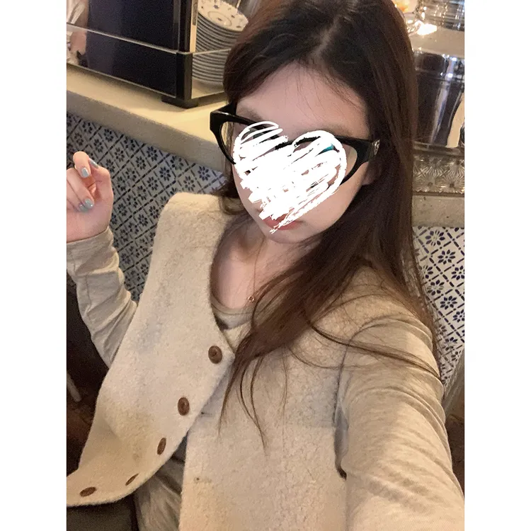 圆领长袖T恤打底衫+马甲女叠穿加厚无袖上衣套装 60866