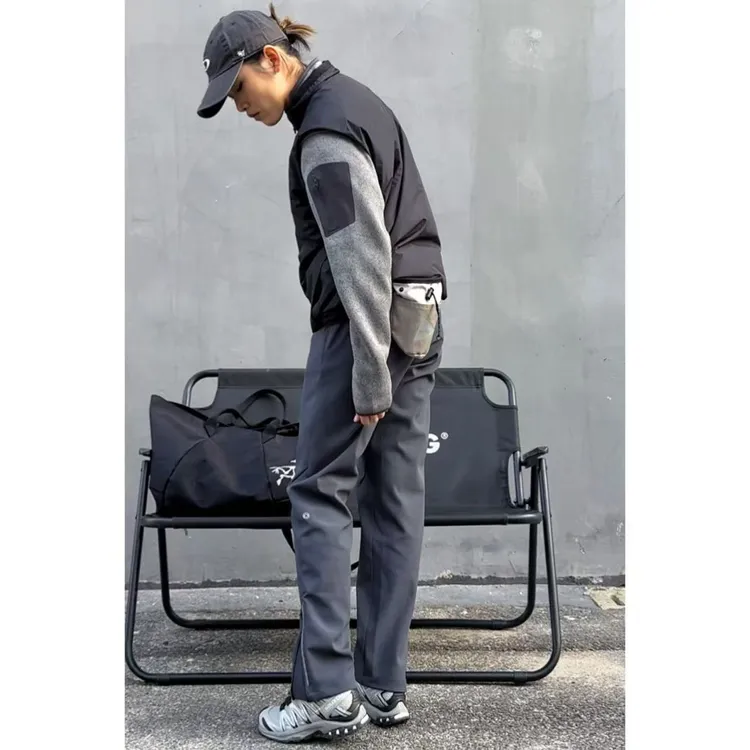 城市户外秋冬爆款休闲裤百搭通勤宽松显瘦情侣款长裤