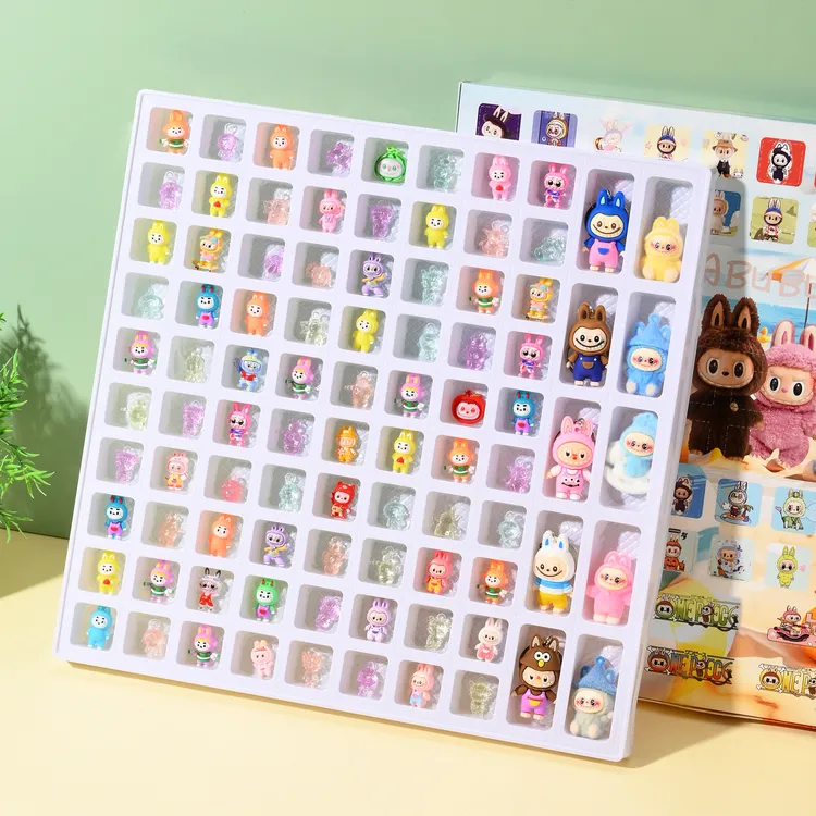 新款啦布布洞戳戳乐盲盒公仔挂件洞洞乐男女孩儿童潮玩玩具礼物