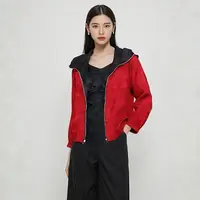 3343-21新款女士连帽外套小衫