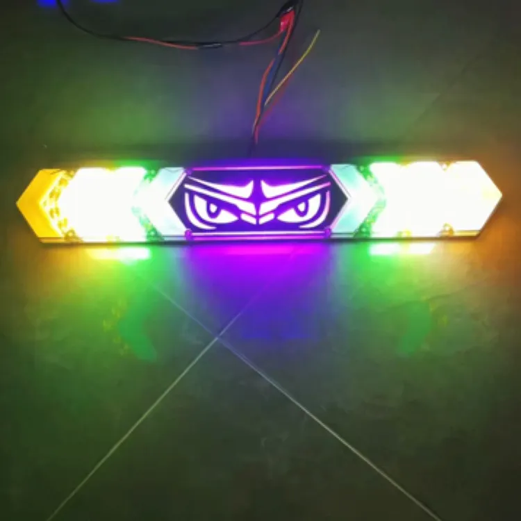 货车流光长条爆闪灯长60厘米12v-24v通用