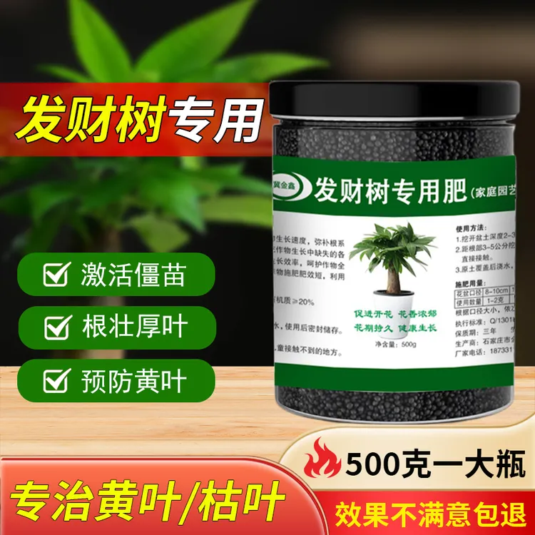 发财树专用肥营养液黄叶烂根室内花卉绿植盆栽颗粒缓释