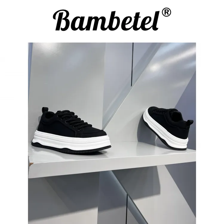 Bambetel鞋子新款厚底男鞋潮流增高休闲百搭轻奢运动防滑透气低帮