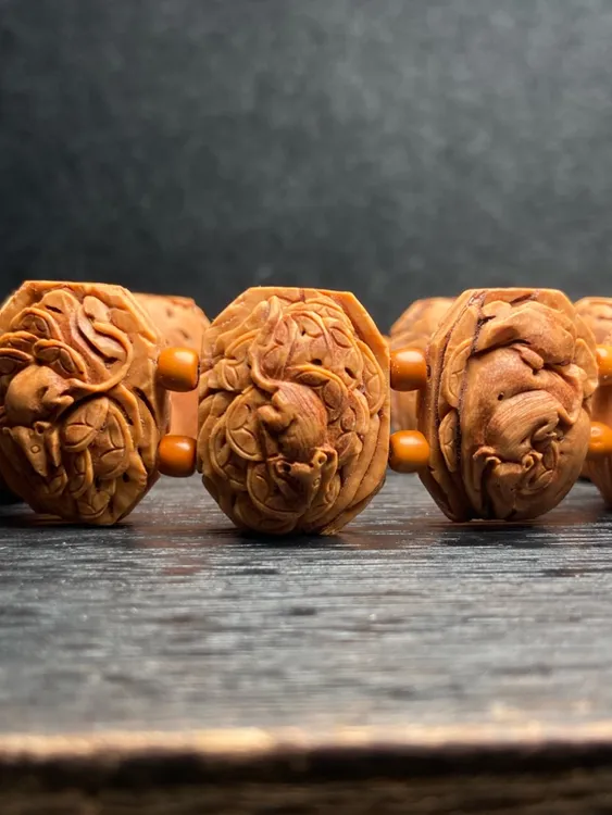 桃核纯手工老鼠钱数你有钱手牌