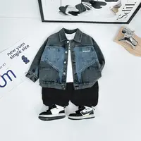男童牛仔外套秋冬2025新款秋装儿童夹克 D-DM86007 悠悠童话童装