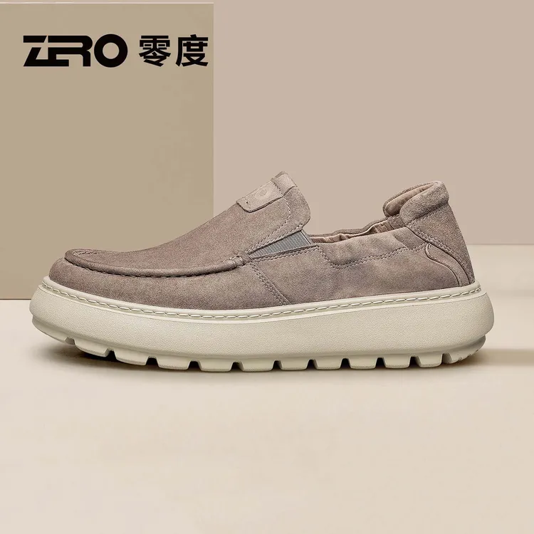 ZRO零度【一脚蹬】男士轻便圆头时尚休闲鞋秋季新款简约乐福鞋53958