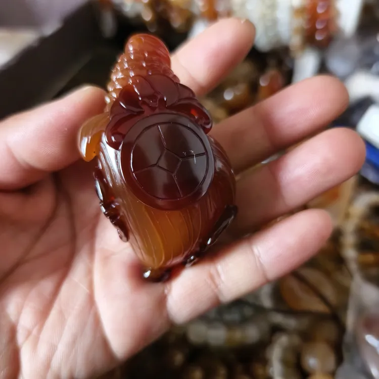 624号北红天然玛瑙玉米岁岁平安吊坠手玩件吊坠