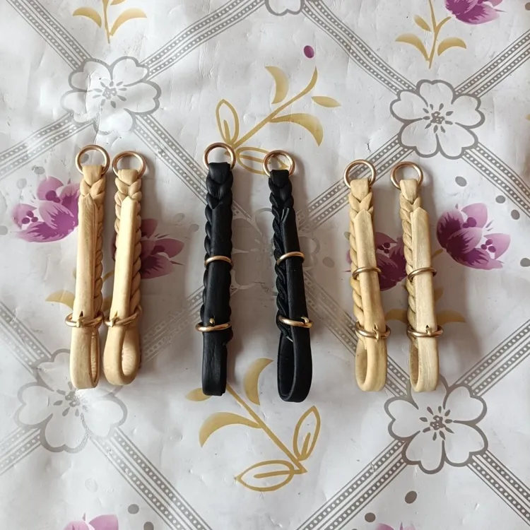 纯牛皮扯绳接头  抄手  缰绳头 黄铜圈铜签子缰绳头 马具马术配件