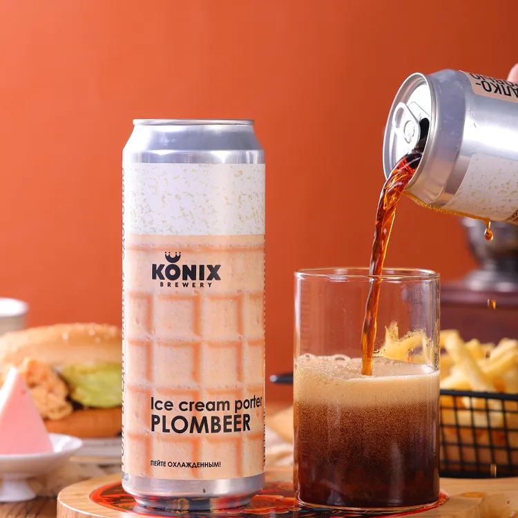 俄罗斯原瓶原装进口疯狂麋鹿系列高端精酿啤酒牛奶冰淇淋