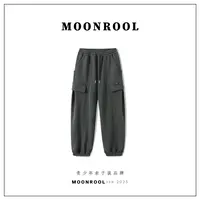 男大童加绒卫裤运动裤2025冬装加厚青少年休闲裤宽松长裤学生裤子