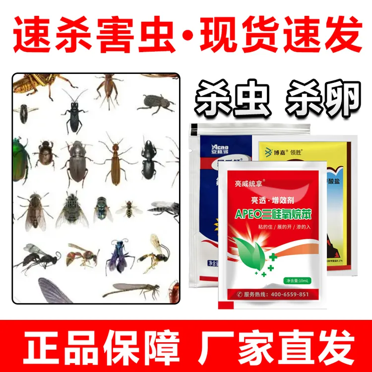  亮威抗性飞虱蓟马特配虫卵通用蚜虫白粉虱夜蛾全周期家用杀虫剂